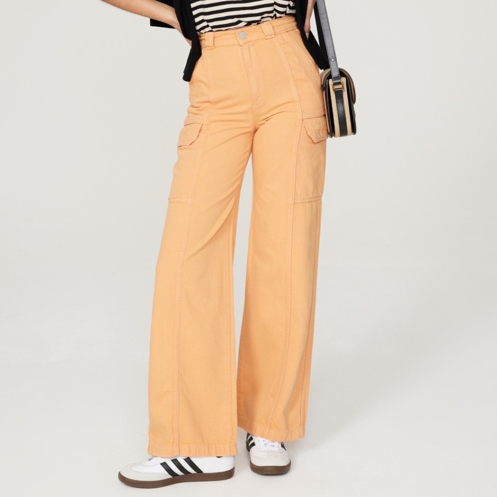 Hudson Orange Cargo Pants, Size 31